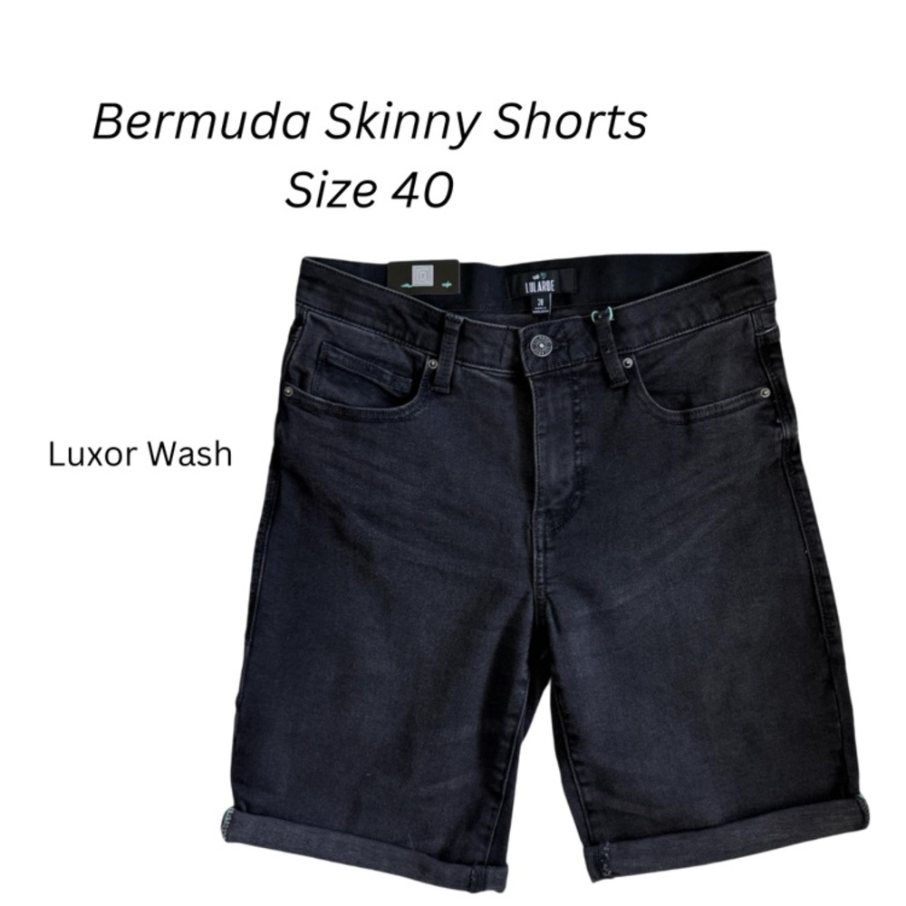 LuLaRoe Black Bermuda Skinny Shorts